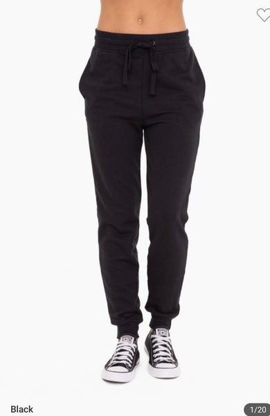 Mono b French Terry cuffed skinny jogger