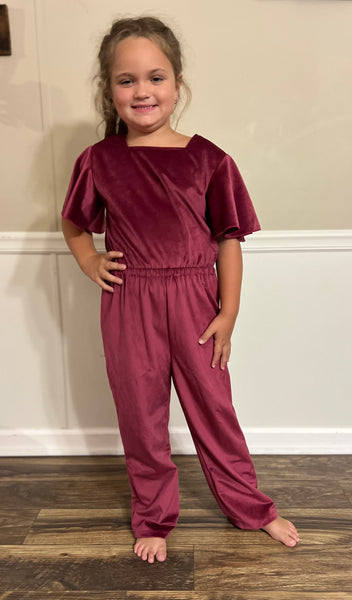 Emma Jean Paige Romper dark magenta