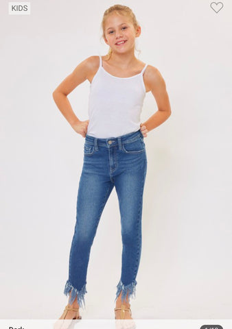 Kancan kids high rise ankle skinny