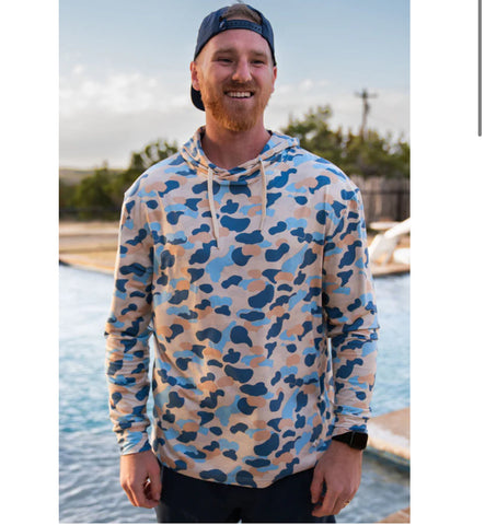 Burlebo performance hoodie rockport camo