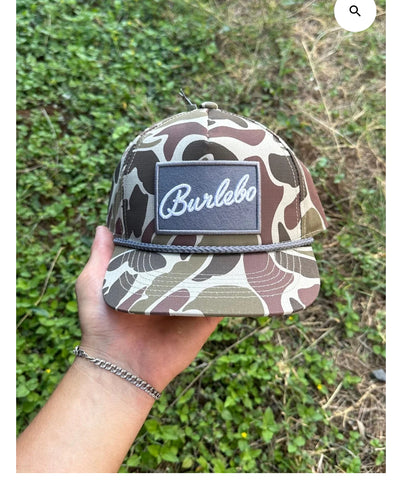 Burlebo youth cap hat grey patch