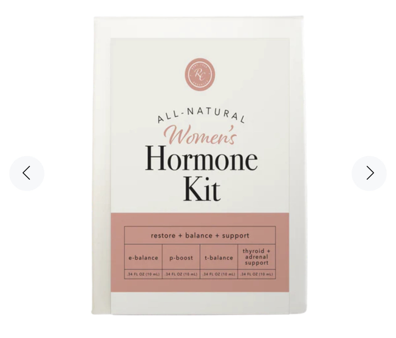 Rowe casa women’s hormone kit