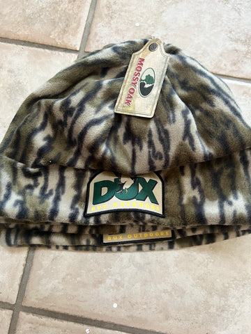 Bux logo leather patch beanie