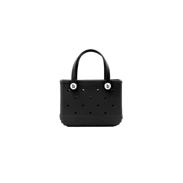 Mini Kid Beach Waterproof Rubber Jelly Tote Bag: GREEN