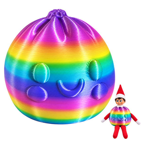Elf Dumpling Outfit - Elf on the Shelf  Viral Trendy Rainbow