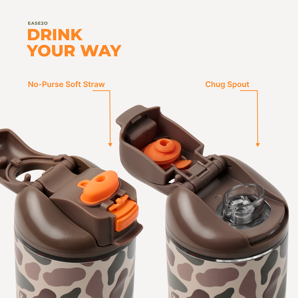 Duck Camo HydroJug 14 oz Ease2o Water Bottle
