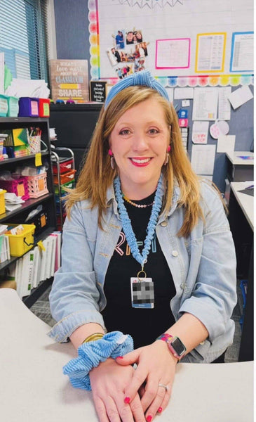 Scrunchy Lanyards: Azul Blue