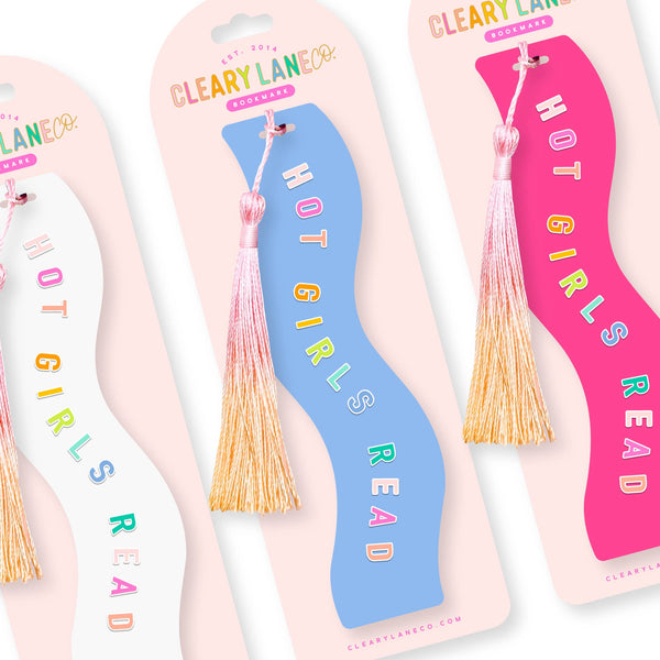 Acrylic Bookmark with Tassel | Hot Girls Read: Spearmint