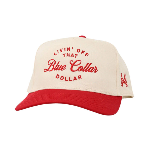 Blue Collar Dollar Trucker Hat: Grandpa Bottomland/Natural