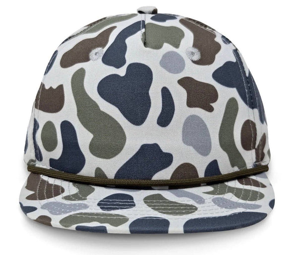 KIDS - Duck Dog - Camo Rope Hat: Mossy Oak Bottomland