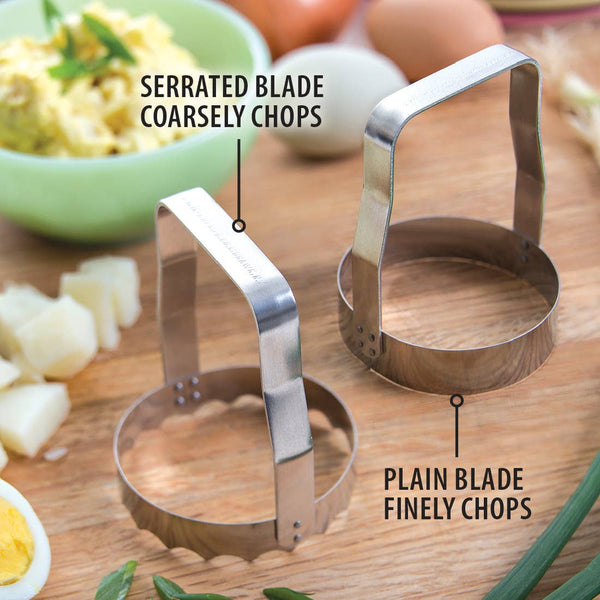 Food Chopper: Serrated Edge
