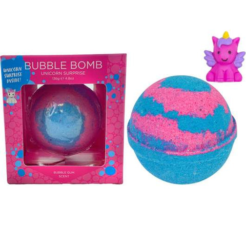 Unicorn Kids Bath Bombs Gift Set with Toys Inside – 1 Pack