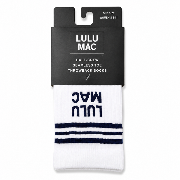 Lulu Mac Socks Single Pair - NAVY