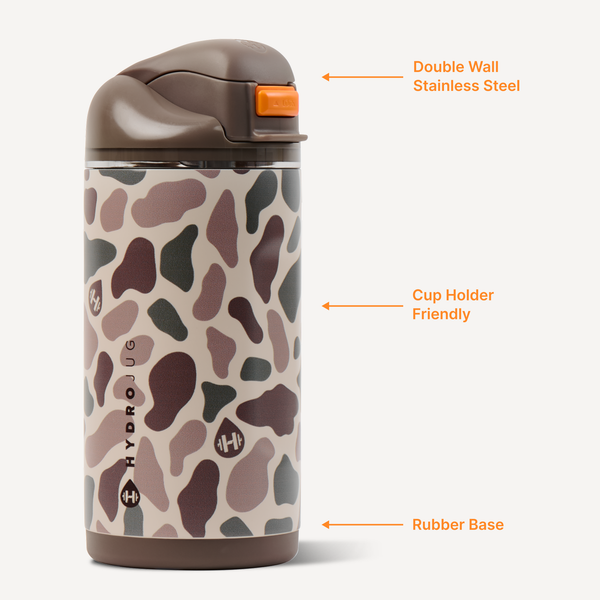 Duck Camo HydroJug 14 oz Ease2o Water Bottle