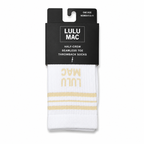 Lulu Mac Socks Single Pair - BEIGE