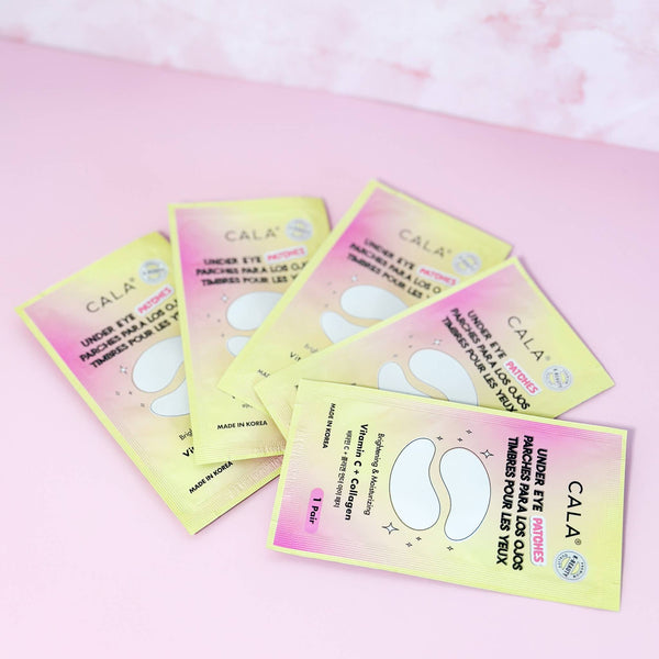 CALA Under Eye Patches Collagen Vitamin C (5 pairs/pack): Collagen & Hyaluronic Acid