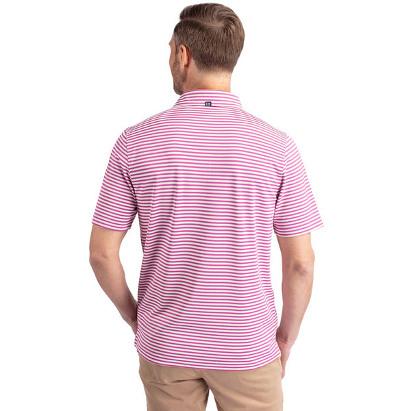 Cutter & Buck Virtue Eco Pique Stripe Recycled Men's Polo: Chutney