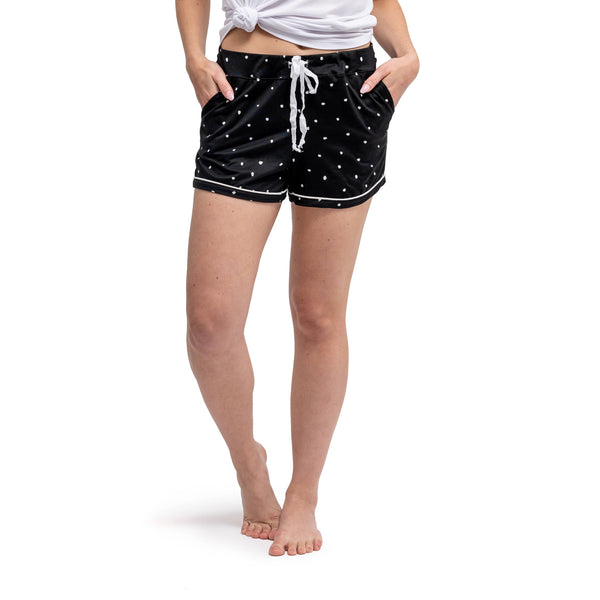 Hello Mello® Breakfast In Bed Lounge Shorts Open Stock: Large/XLarge / Feline Good