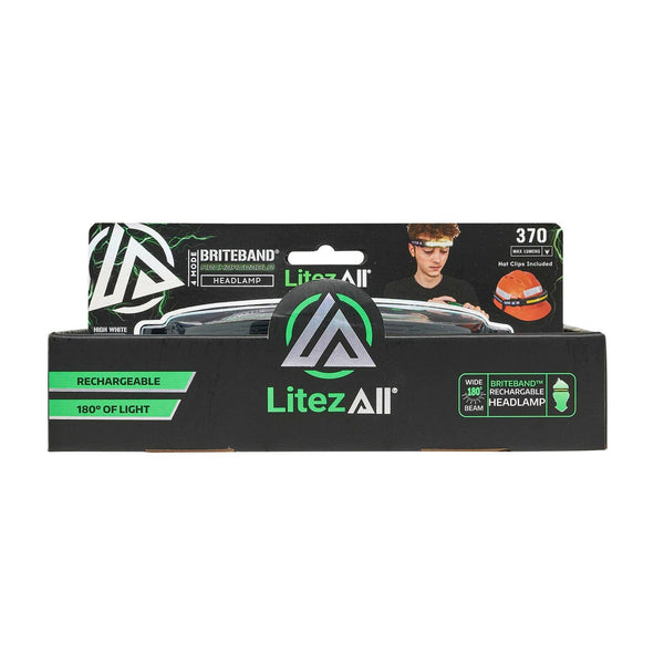 LitezAll Rechargeable Brite Band Headlamp