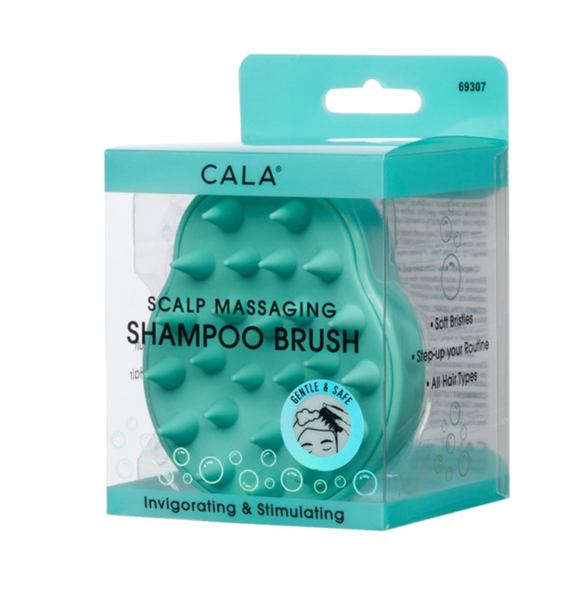 CALA Scalp Massaging Shampoo Shower Hair Brush: Pink