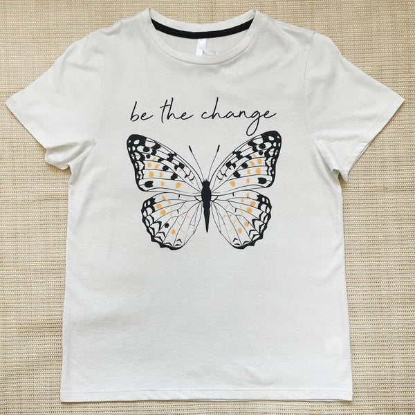 Be The Change Butterfly Tee -  TWEEN GIRLS: