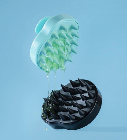 CALA Scalp Massaging Shampoo Shower Hair Brush: Pink