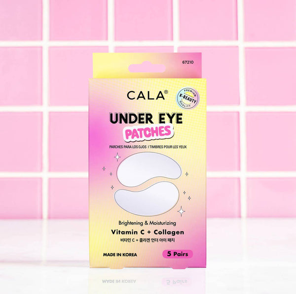 CALA Under Eye Patches Collagen Vitamin C (5 pairs/pack): Collagen & Hyaluronic Acid