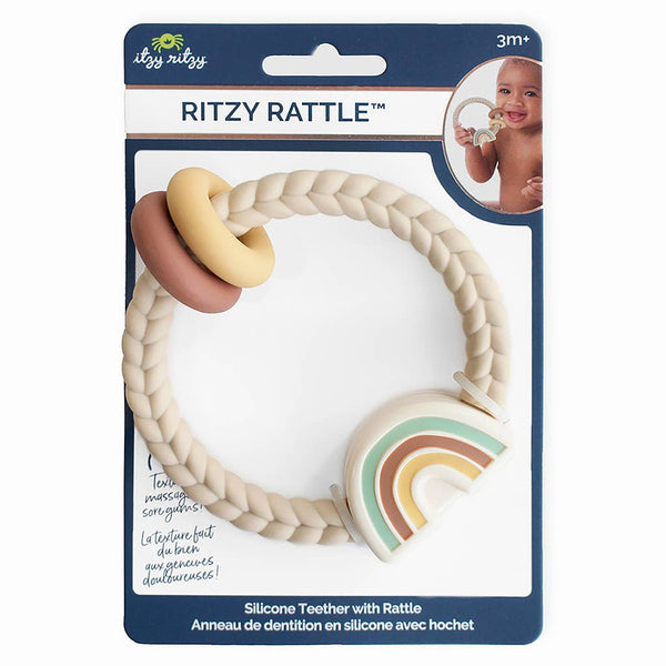 Ritzy Rattle™ Silicone Teether Rattles: Cactus