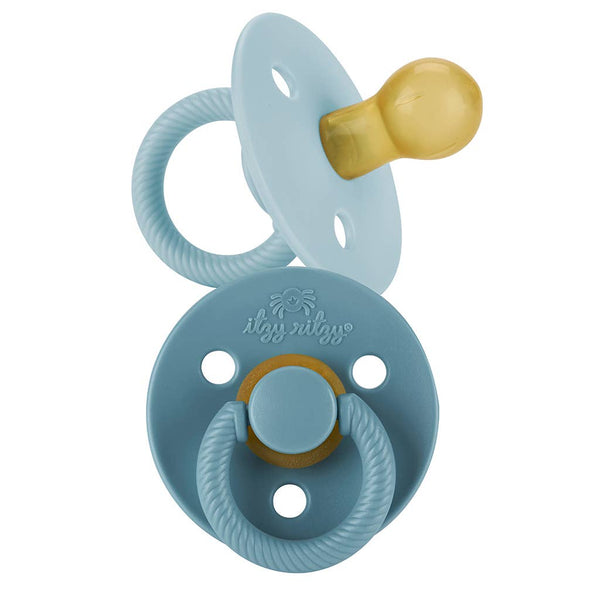 Itzy Soother™ Natural Rubber Paci Sets: Blossom + Rosewood