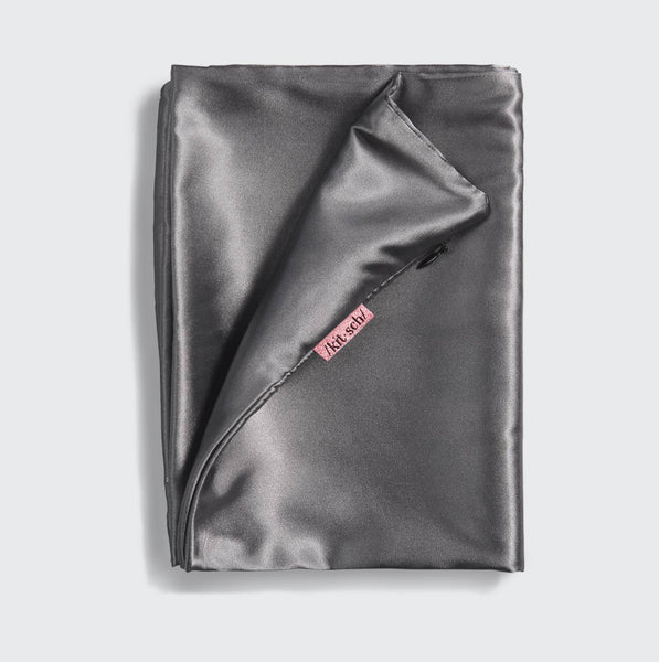 Satin Pillowcase Standard - Charcoal