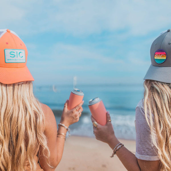 SIC Slim Can Cooler | Matte Coral