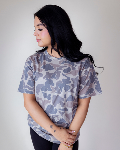 Blank Camo T-Shirt's (Bottomland, Greenleaf, Vintage Duck Camo): Mossy Oak Bottomland / Medium