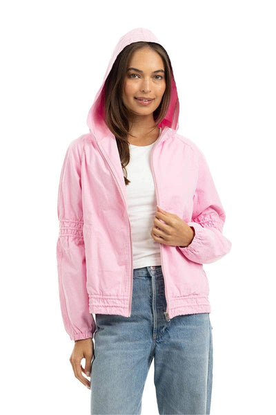 Pink Lightweight Hooded Jacket: