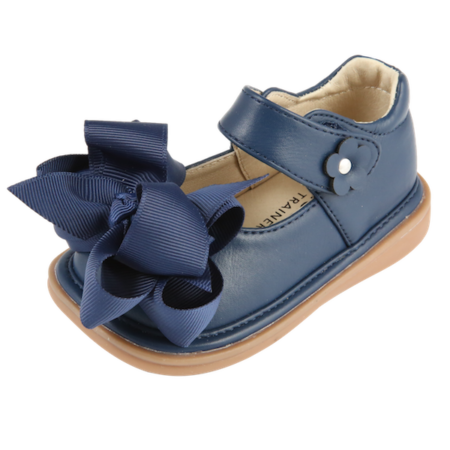 Ready Set Bow Mary Jane - Girls Toddler Squeaky Shoes: Black