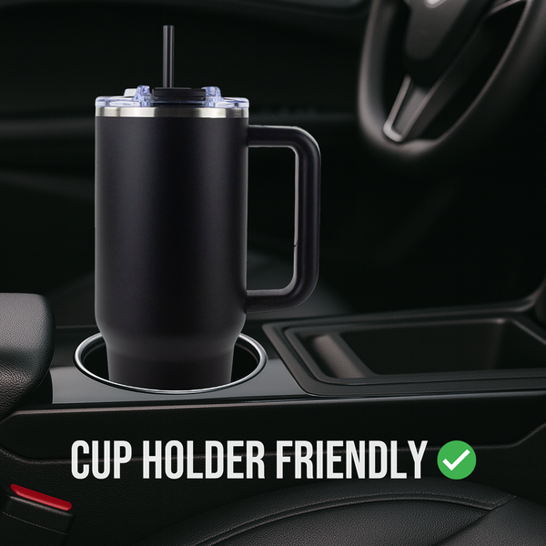 40oz POWDER COATED BIG SWIG TUMBLER: Spanish Sun