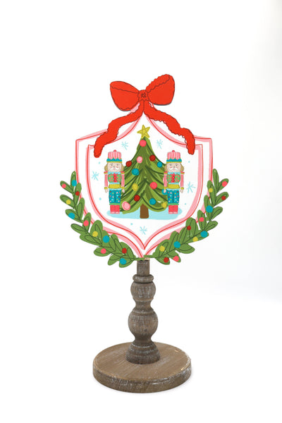 Nutcracker Crest Topper: 12 inch Topper with peg (fits in the base)