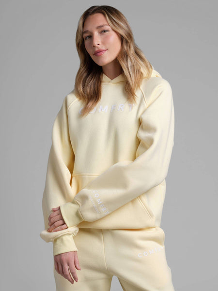 Tranquil Hoodie: Buttercream
