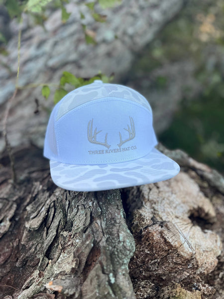Classic Whitetail Rack - “Old’s Cool” Flatbill Snapback - Lost Hat Co.: Old’s Cool Slough
