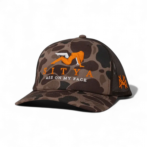 Sitya Trucker Hat: Retro Sage/Natural