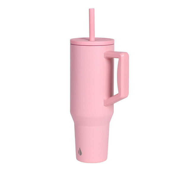 Commuter Insulated Straw Tumbler 40oz - Rose