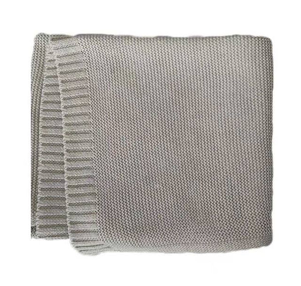 Nap Time Cotton Blanket - ORIGINAL Baby Quilt Blanket : Cream