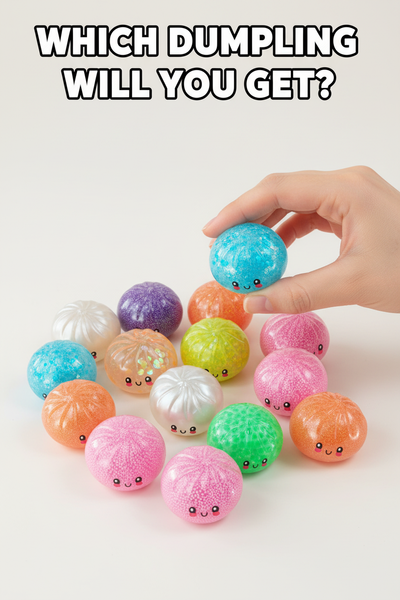 Fun Doh Squishy Mystery Mini Petite 2.5" Dumpling Toy: