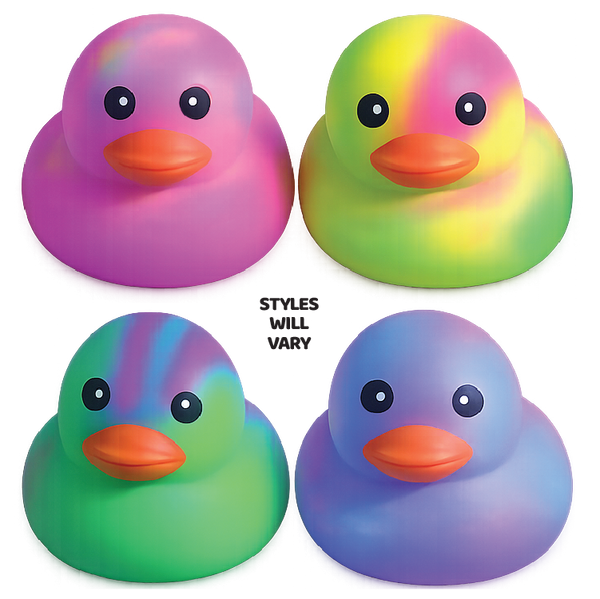 Fun Doh MEGA 5" Tie Dye Duck Squishy Toy -
