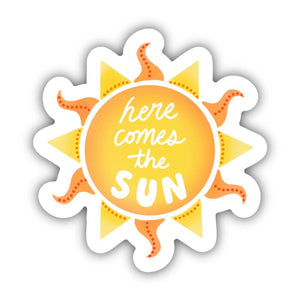 Here Comes the Sun Summer Sticker