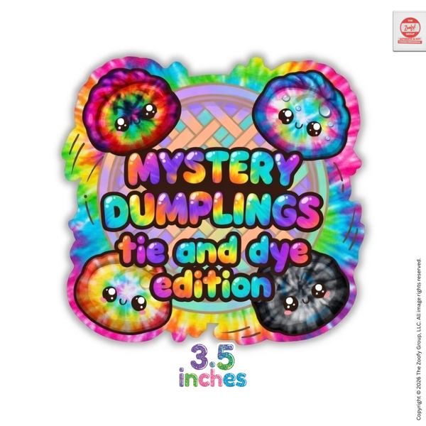 Mystery Tie & Dye Dumpling Mini Squishies - (3.5")
