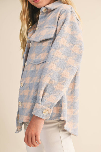 KIDS GIRLS DOUBLE POCKET SHACKET