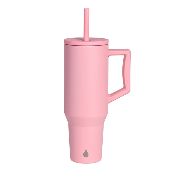 Commuter Insulated Straw Tumbler 40oz - Rose