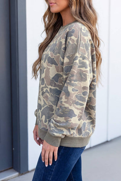 LAS Western Camouflage Pullover Sweatshirt