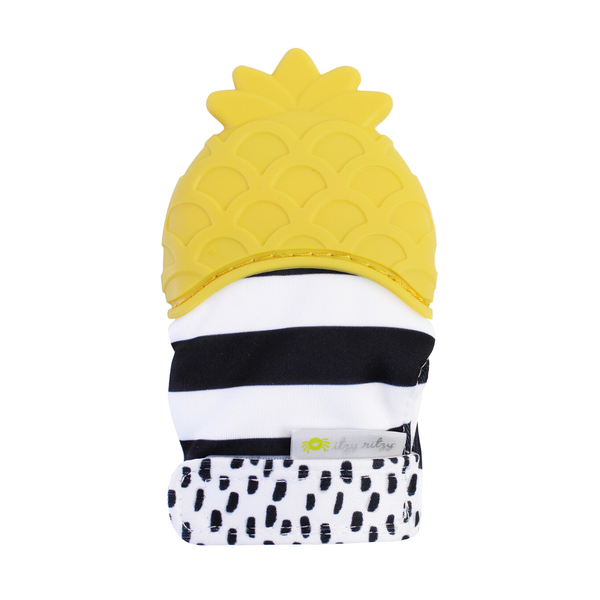 Itzy Mitt™ Silicone Teething Mitts: Leopard