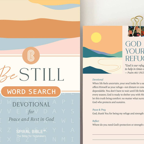 Be Still: Word Search Devotional for Peace & Rest in God